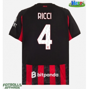 AC Milan Samuele Ricci #4 Hemmatröja 2025-26 Kortärmad
